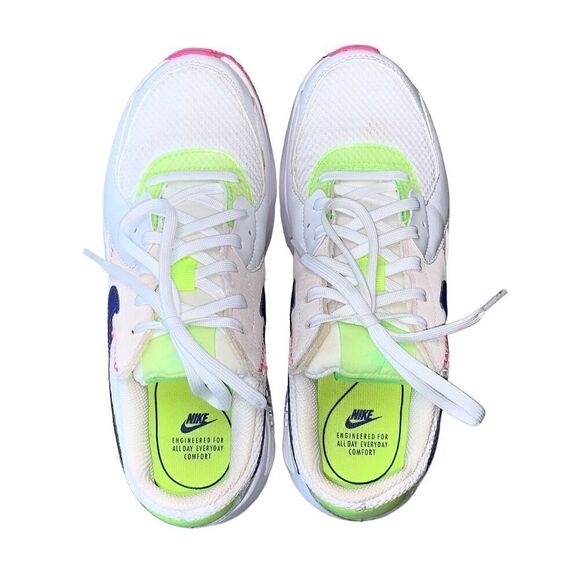 NIKE Air Max Excee White/Indigo Burst/Pink Blast - Picture 9 of 13